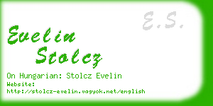 evelin stolcz business card